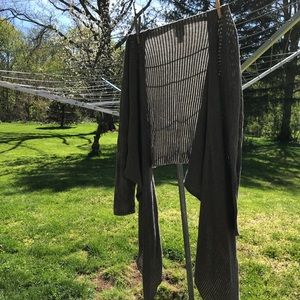 Soft grey knit cardigan